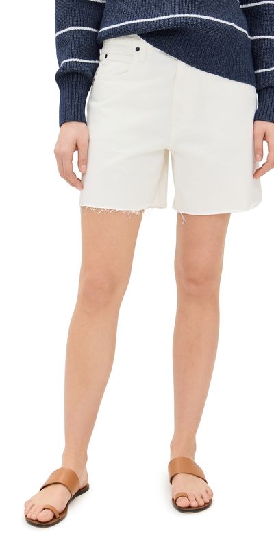 SLVRLAKE SLVRLAKE Sienna Cut Off Shorts White 24