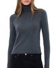 SLVRLAKE SLVRLAKE Supima Turtleneck Tee Washed Black - 1