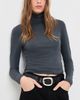 SLVRLAKE SLVRLAKE Supima Turtleneck Tee Washed Black - 2