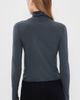 SLVRLAKE SLVRLAKE Supima Turtleneck Tee Washed Black - 3