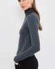 SLVRLAKE SLVRLAKE Supima Turtleneck Tee Washed Black - 4