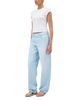 Slvrlake Slvrlake Tess Low Rise Relaxed Curved Jeans in Desert Sky - 4