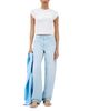 Slvrlake Slvrlake Tess Low Rise Relaxed Curved Jeans in Desert Sky - 6