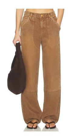 SLVRLAKE SLVRLAKE Tess Worker Low Rise Relaxed Curve Pant