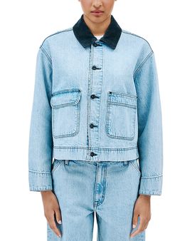 Slvrlake Slvrlake Thompson Denim Jacket in Catalina Breeze