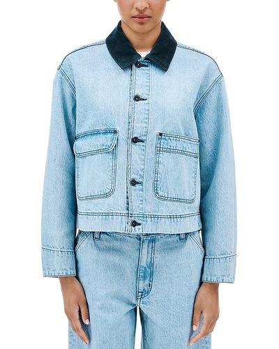 Slvrlake Slvrlake Thompson Denim Jacket in Catalina Breeze