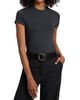 SLVRLAKE Women's Fitted Stretch-Cotton Crop T-Shirt - 3