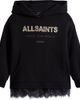 smALLSAINTS by ALLSAINTS smALLSAINTS by ALLSAINTS Kids' Lace Trim Split Back Cotton Blend Hoodie - 1