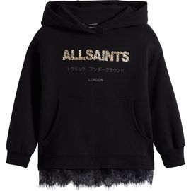 smALLSAINTS by ALLSAINTS smALLSAINTS by ALLSAINTS Kids' Lace Trim Split Back Cotton Blend Hoodie