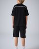 smALLSAINTS by ALLSAINTS smALLSAINTS by ALLSAINTS Kids' Oversize Logo Tape Cotton T-Shirt & Shorts Set - 3