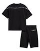 smALLSAINTS by ALLSAINTS smALLSAINTS by ALLSAINTS Kids' Oversize Logo Tape Cotton T-Shirt & Shorts Set - 4