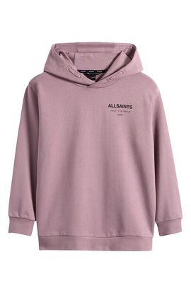 smALLSAINTS by ALLSAINTS smALLSAINTS by ALLSAINTS Kids' Oversize Underground Logo Cotton Hoodie