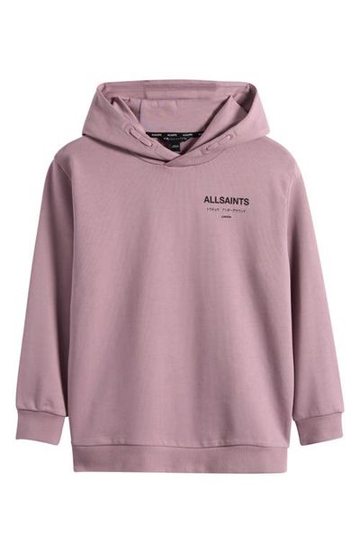 smALLSAINTS by ALLSAINTS smALLSAINTS by ALLSAINTS Kids' Oversize Underground Logo Cotton Hoodie