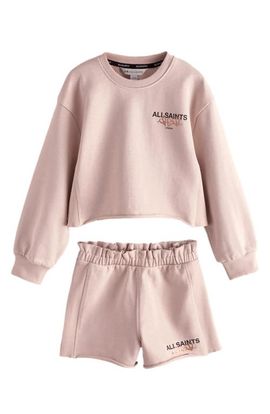 smALLSAINTS smALLSAINTS Kids' Heart Graphic Sweatshirt & Shorts Set