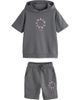 smALLSAINTS smALLSAINTS Kids' Tierra Short Sleeve Hoodie and Shorts Set - 1