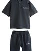 smALLSAINTS smALLSAINTS Kids' Washed Henley Tee & Shorts Set - 1