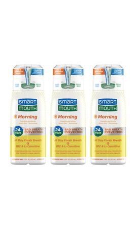 SmartMouth SmartMouth Advanced Liposomal Zinc-Activated Morning Mouthwash 16 fl oz Each, 3-Pack