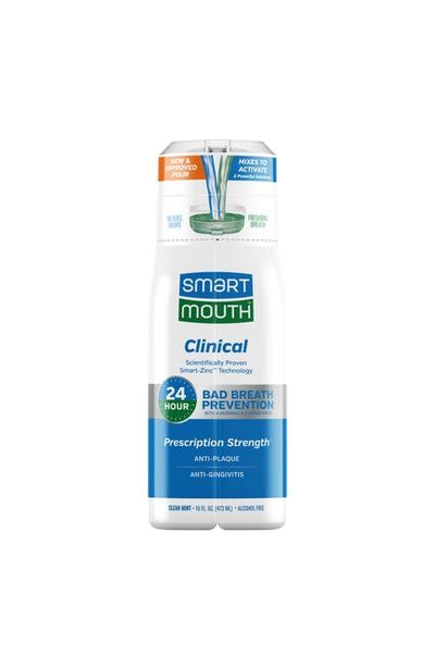 SmartMouth SmartMouth Clinical Zinc Activated Mouthwash Anti-plaque Anti-gingivitis 16 Fl Oz 16 Fl Oz
