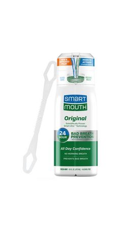 SmartMouth SmartMouth Original Zinc Activated Fresh Mint Mouthwash and Tongue Cleaner 16 fl oz, 1 Count 