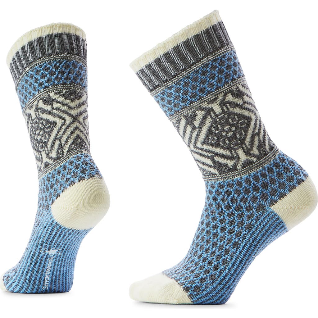 Smartwool Smartwool Everyday Cozy Popcorn Snowflake Merino Wool Blend Crew Socks