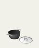Smeg 10" Nonstick Casserole Pan, Black - 1