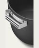 Smeg 10" Nonstick Casserole Pan, Black - 2