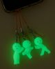 Smiski® Smiski Glow-In-The-Dark Strap Accessory Blind Box Lanyard Keychain at Urban Outfitters - 1