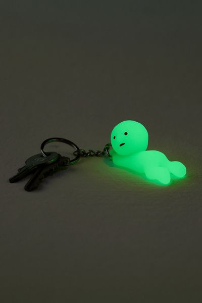 Smiski® Smiski Smiski Glow-In-The-Dark Keychain in Grabbing at Urban Outfitters