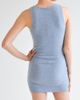 Smucky Smucky Lily Sleeveless Wool Blend Mini Dress in Dusty Blue, Women's at Urban Outfitters - 4