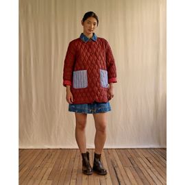 SMWR. By The Somewhere Co SMWR. By The Somewhere Co Royal Match Quilted Jacket