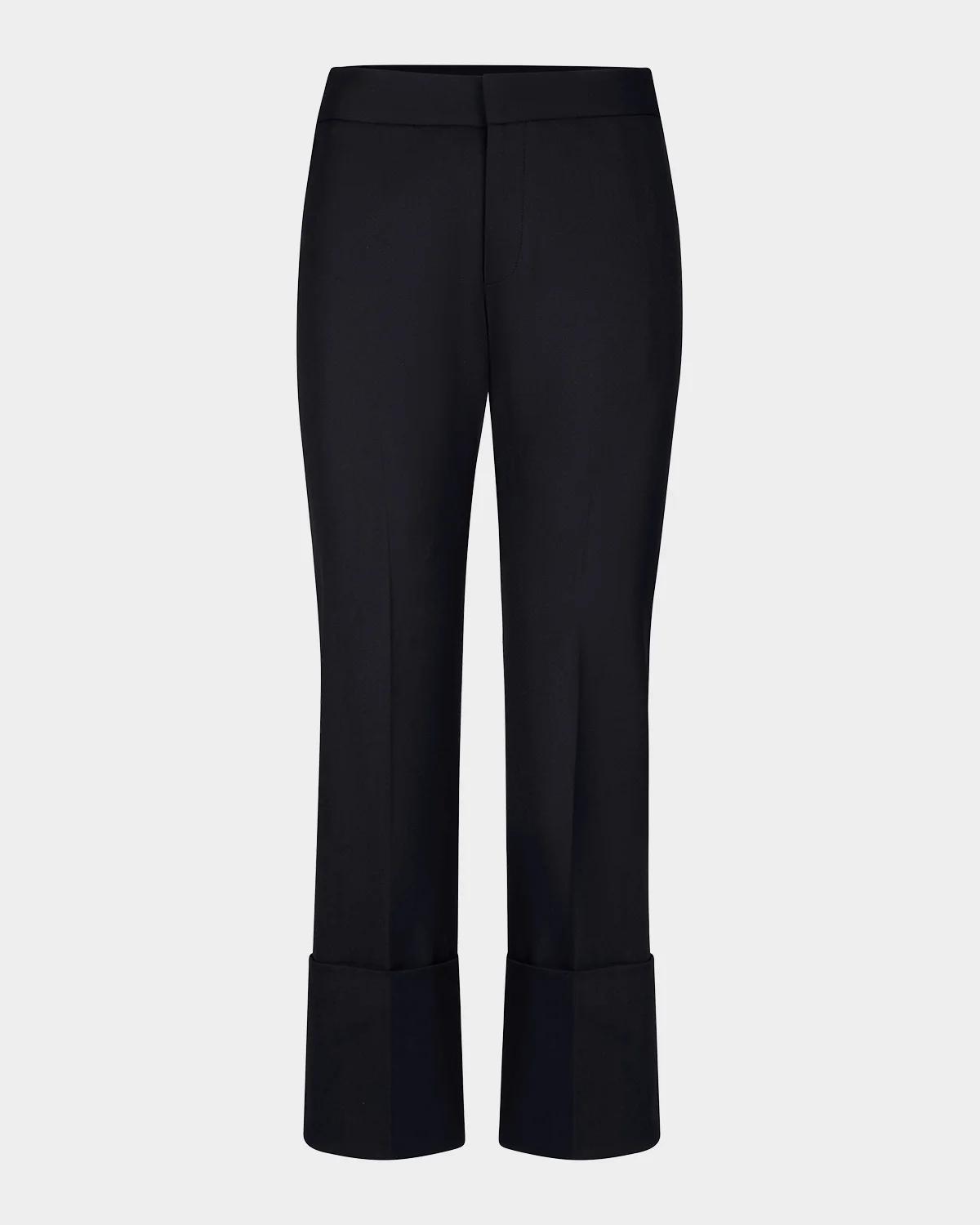 Smythe Berlin Cropped Straight-Leg Pants