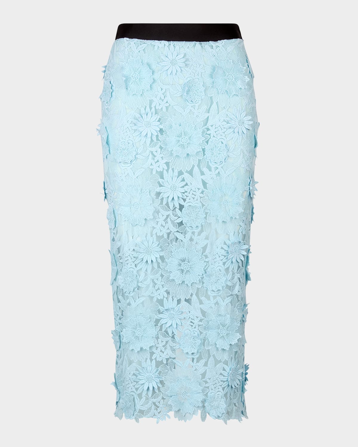 Smythe Floral Applique Pencil Skirt
