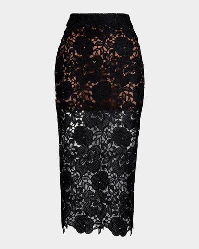 Smythe Guipure Lace Pencil Skirt