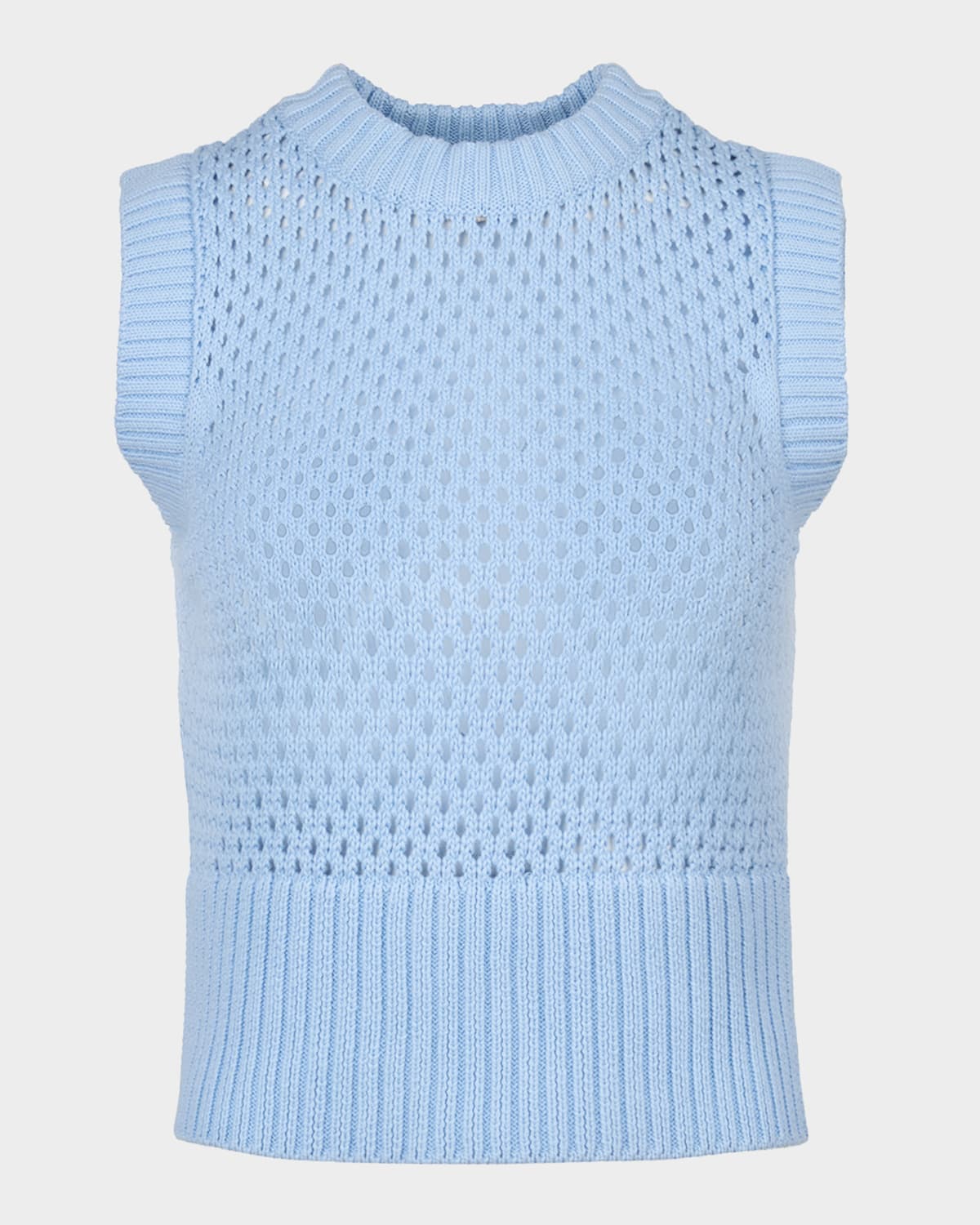 Smythe Mesh Knit Sweater Vest