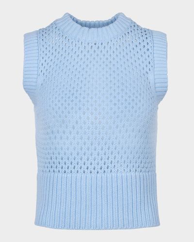 Smythe Mesh Knit Sweater Vest