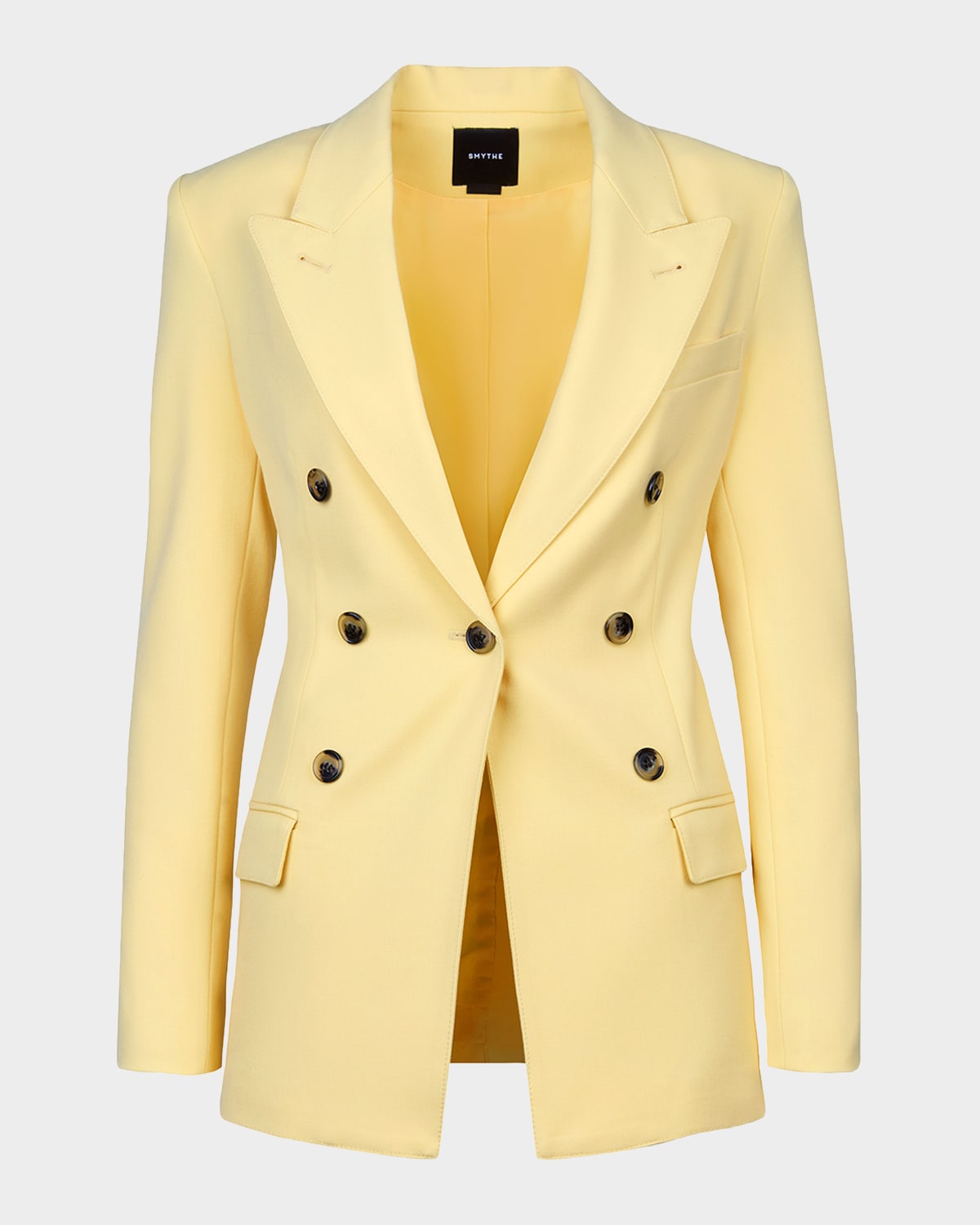 Smythe Not a DB Linen-Blend Blazer