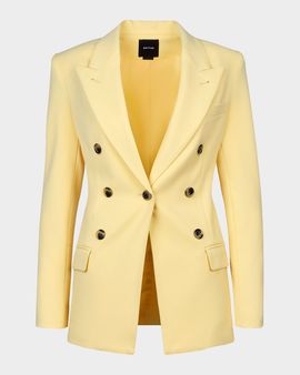 Smythe Not a DB Linen-Blend Blazer