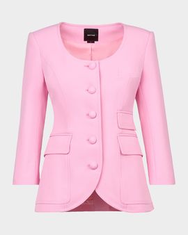 Smythe Single-Breasted Portrait Neck Blazer