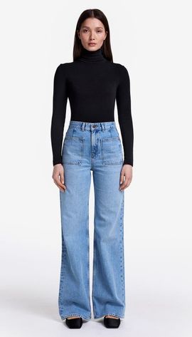Smythe Smythe Dove High Rise Wide Leg Jean