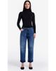 Smythe Smythe Lark Low Rise Crop Relaxed Jean - 1