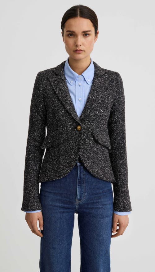 Smythe Smythe One Button Blazer With Rectangle Elbow Patch