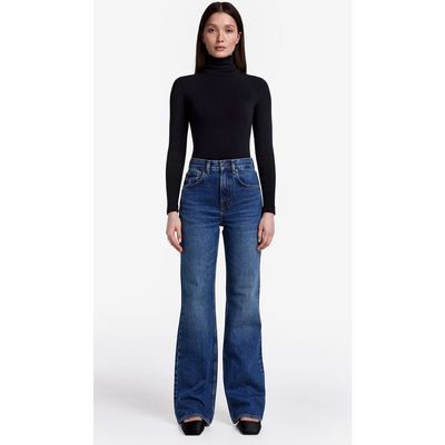 Smythe Smythe Owl High Rise Bootcut Jean