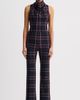 Smythe Smythe Plaid Pintuck Flare Pant - 1