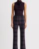 Smythe Smythe Plaid Pintuck Flare Pant - 3