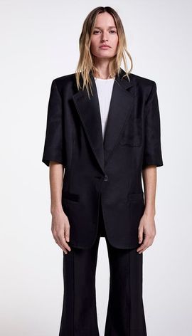Smythe Smythe Short Sleeve Oversized Blazer