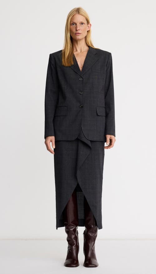Smythe Smythe Straight Three Button Blazer