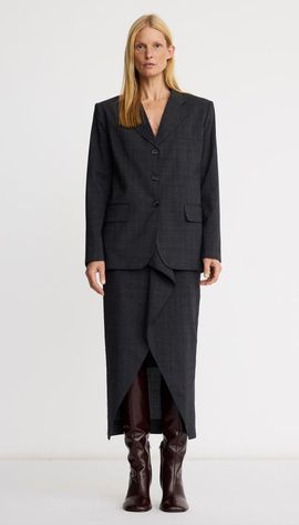 Smythe Smythe Straight Three Button Blazer