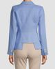Smythe Women's Duchess Tailored Linen Cutaway Blazer - 5