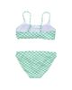 Snapper Rock Snapper Rock Girls' Cool Mint Crush Teen Crop Bikini - 2