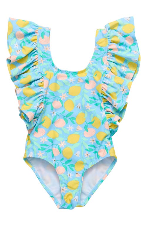 Snapper Rock Snapper Rock Kids' Lemon Drops Ruffle One-Piece Swimsuit